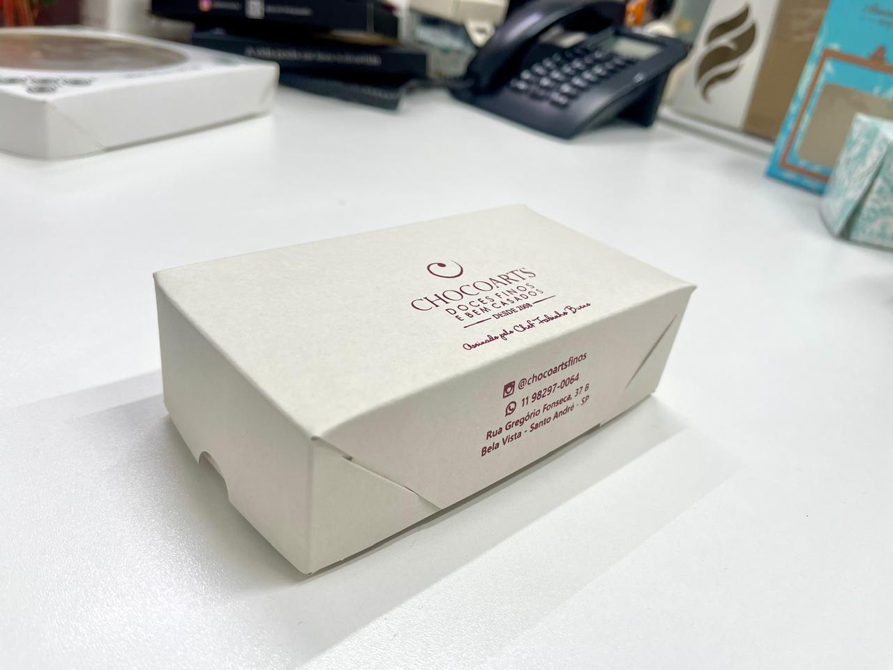 Embalagem-Caixa Docinhos,Petit-fours,trufas,bombons  (7,5x15x4 cm) -I48