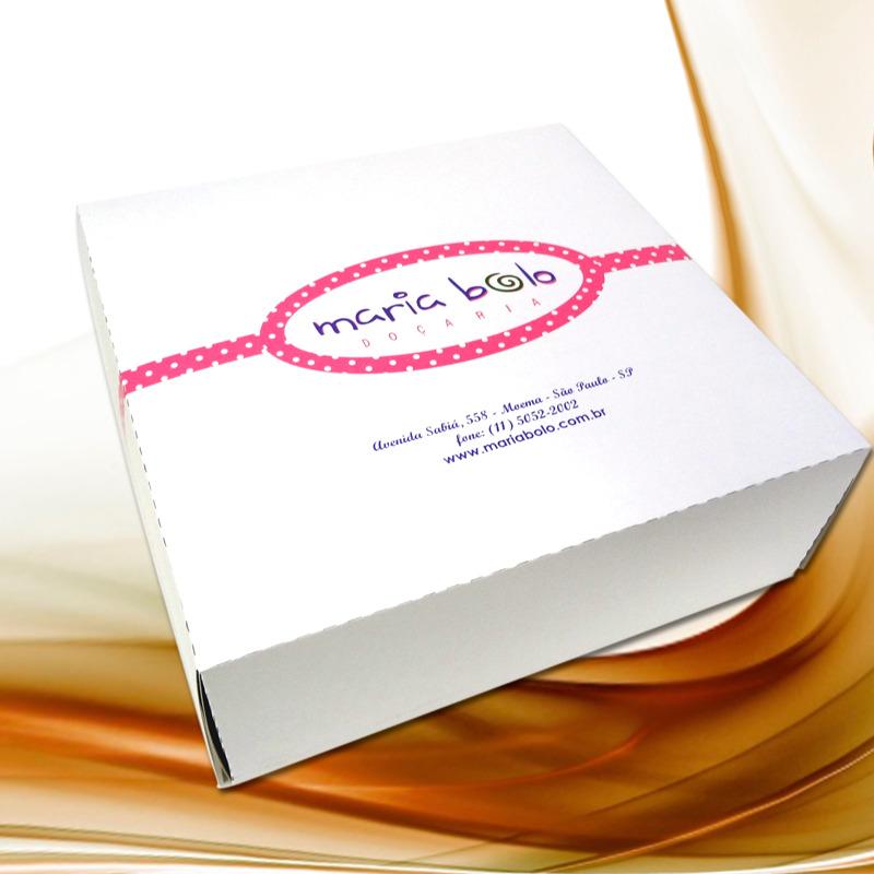 Embalagem-Caixa para bolo 2,0 kg, torta  (30,9×30,9x11cm)- FA31