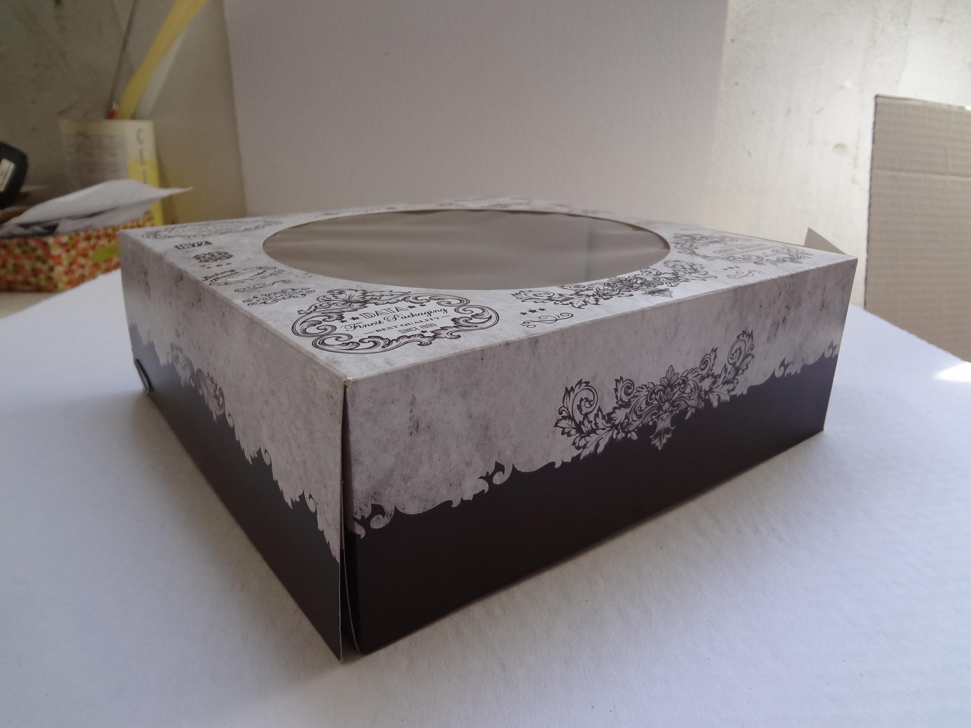 Embalagem-Caixa para Torta de Morango (20x20x7cm) – FA20