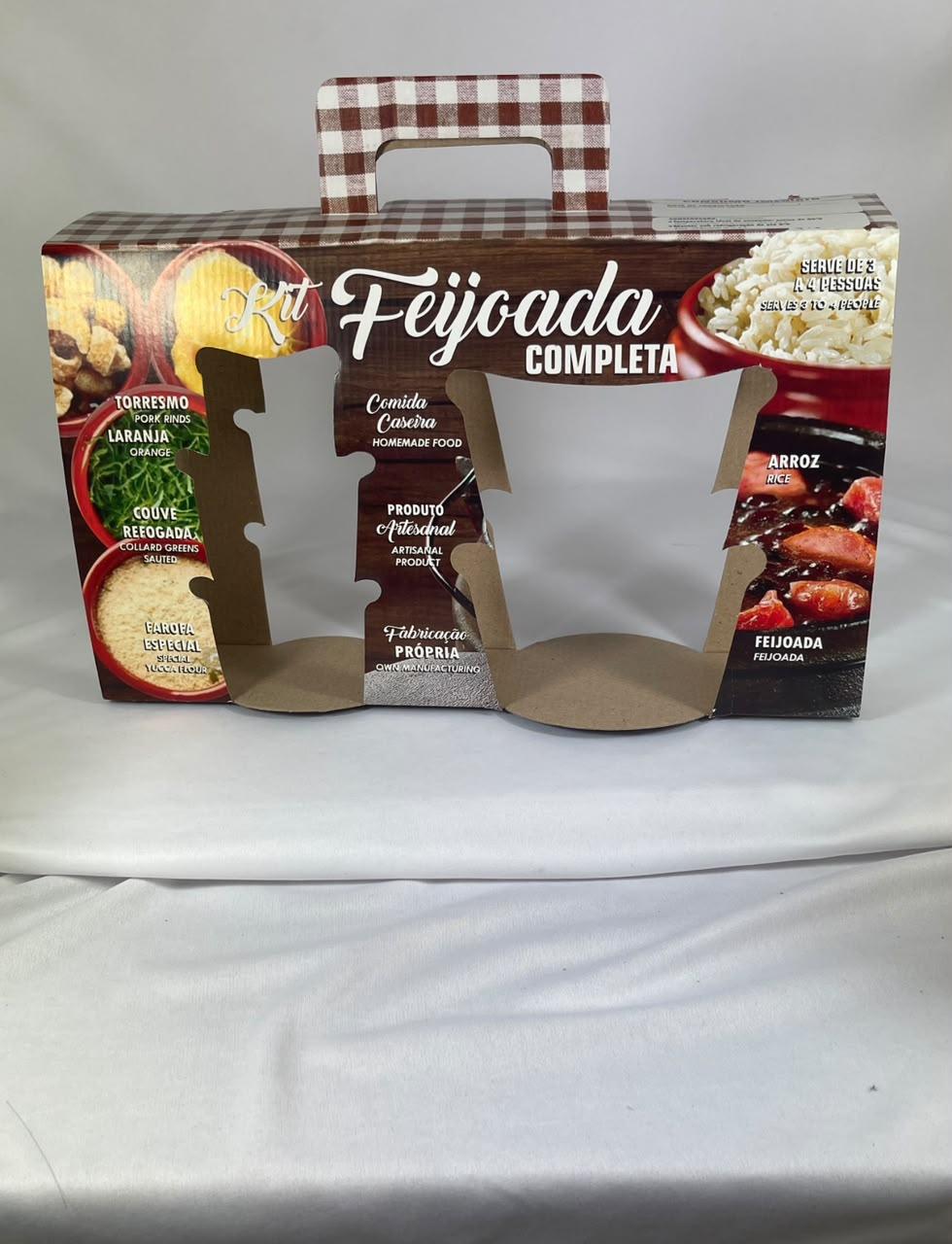 Embalagem-Caixa - KIT Feijoada KIT23GNA padrão para 3 a 4 pessoas